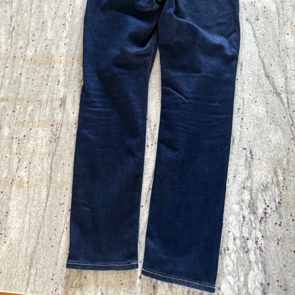 Old Navy Womens High-Rose Straight Jeans, Dark Wash S6 Short - Picture 7 of 7